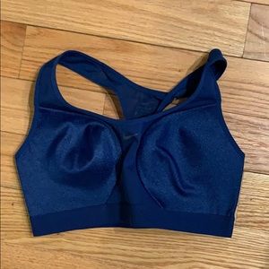 Nike blue sparkle bra